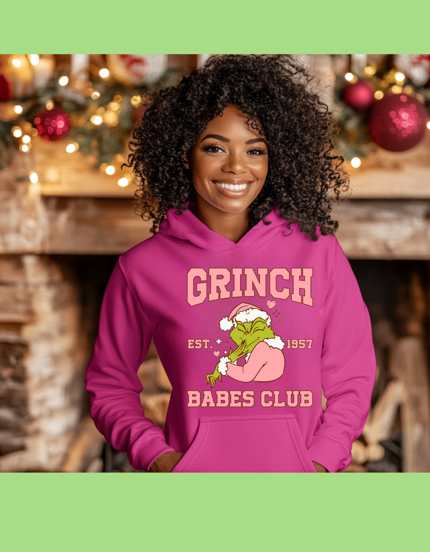 Grinch Babes Club Hoodie