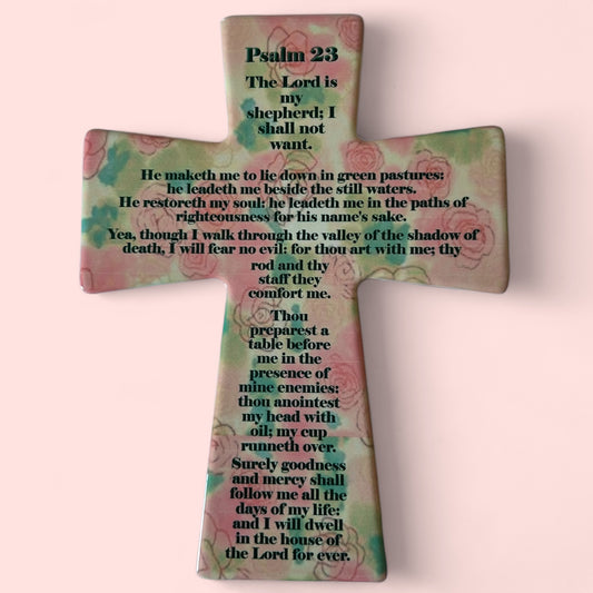 Keepsake Ceramic Cross 6" x 7.8"