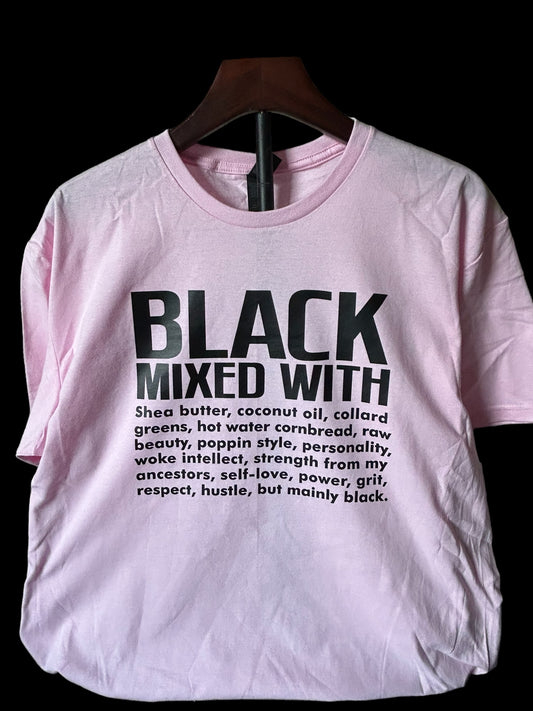 Black Mixed With T-shirt